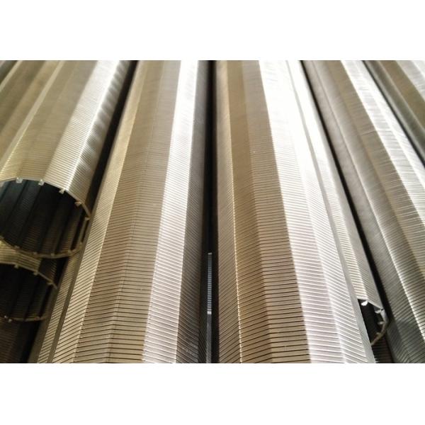Non Magnetic SS Downhole Slotted Tube , Johnson Wedge Wire Screens