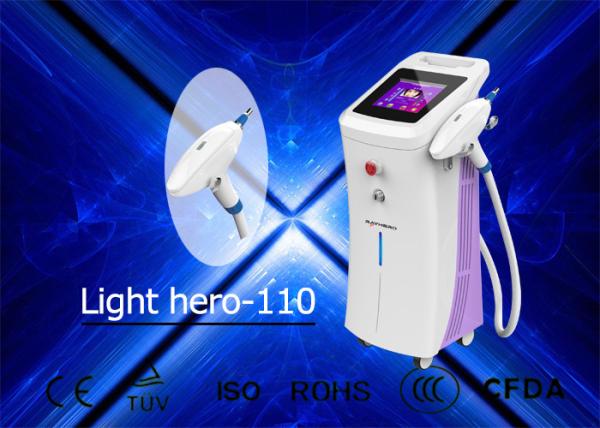 Multi Functional Q Switched Nd Yag Laser Tattoo Removal Machine Stationary Type