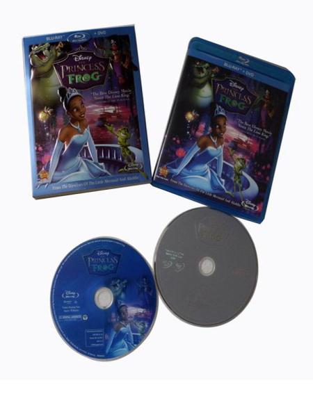 Free DHL Shipping@New Release Blu Ray Disney Cartoon Movies Princess and the Frog