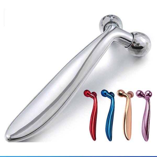 14.2*4.8*3.6CM Roller Size 360 Degree Rotating Face Massager for Wrinkle Removal