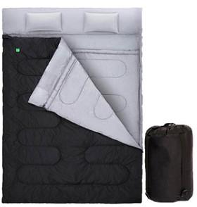Youth Envelope Large Size Cotton Two Person Sleeping Bag 0 Degree