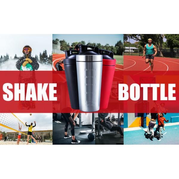 Protein Shaker Bottle For Protein Mixes Double Wall Vacuum Insulated Stainless Steel Shaker Bottle Small 25oz 739ml Bpa Free