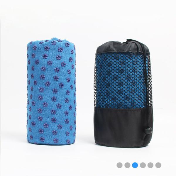 Eco Friendly 183x6cm Fitness TPE PVC Yoga Mat With Cover Towel For Home Pilates Fitness