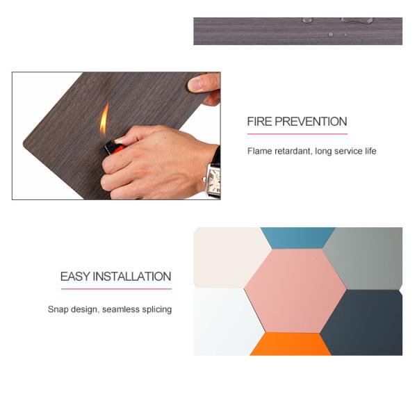 Кожа внутреннего художественного оформления администрации чувствует ширину 1.22m панелей стены PVC