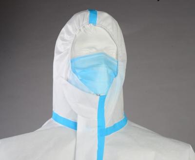White Personal Disposable Protective Coverall , Disposable Body Suit Oem