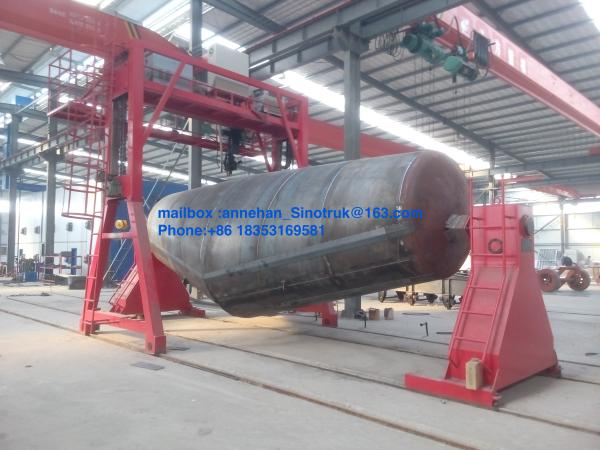 3 Fuwa Axles Concrete Mixer Semi Trailer / Bulk Cement Trailer 50-60 Cbm​