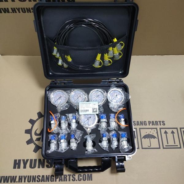 Hyunsang Hydraulic Pressure Gauge Test Kit With 5 Gauges 5 Test Hoses