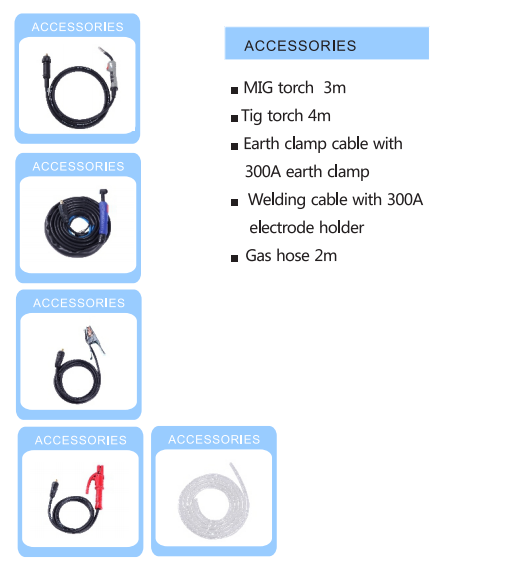 Multifunctional 4IN1 DC MMA MIG AC DC TIG Aluminium Welding Machine Portable Welding Machine
