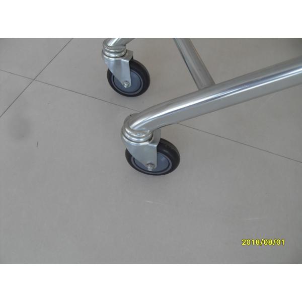 Red Plastic Parts Supermarket Shopping Carts With Q195 Low Carbon Steel