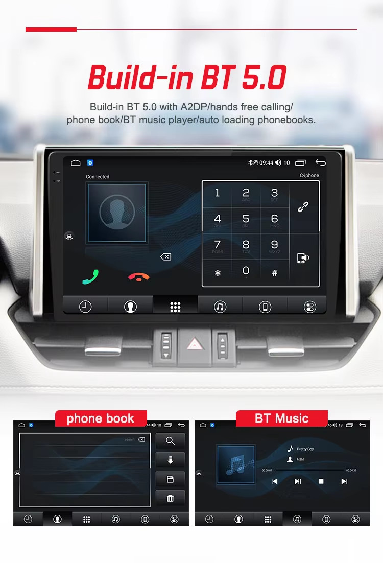 Qualcomm Chip Android 13 Universal Car Stereo Screen 9