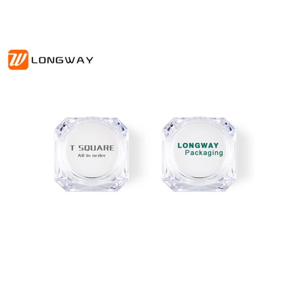 5g 10g 15g diamond effect face cream cosmetic plastic jar plastic cream container