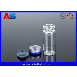 Pharma Маленькие стеклянные флаконы 2ml 5ml 8ml 10ml 15ml 20ml Стеклянные бутылки с резиновой и пластиковой вершиной