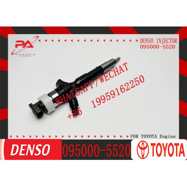 Car Part Fuel Injector For Toyota Hilux Spare Parts OEM 095000-5520 23670-0L010 With Engine Isbe Diesel Injector Injection Valve