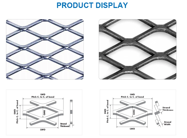 Expanded Metal Carbon Steel Expanded Metal Sheet