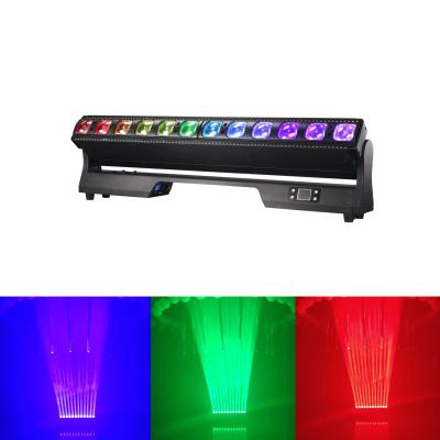 12x40W RGBW 4in1 DMX Moving Head Lights Sweeper Beam LED 28/67 CH