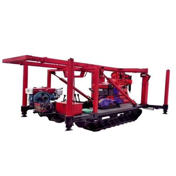Yellow Portable 200mm Hydraulic Well Drilling Rig For Water Well Drilling