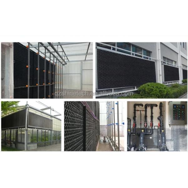 10 см 15 см 20 см Толщина ПВХ ПЭ Пластмассовая парообразовательная охлаждающая подушка для теплицы