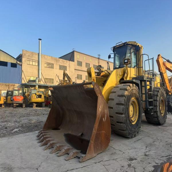 2nd Hand Komatsu WA600 Wheel Loader Used Front Loader 44-52T 328kw