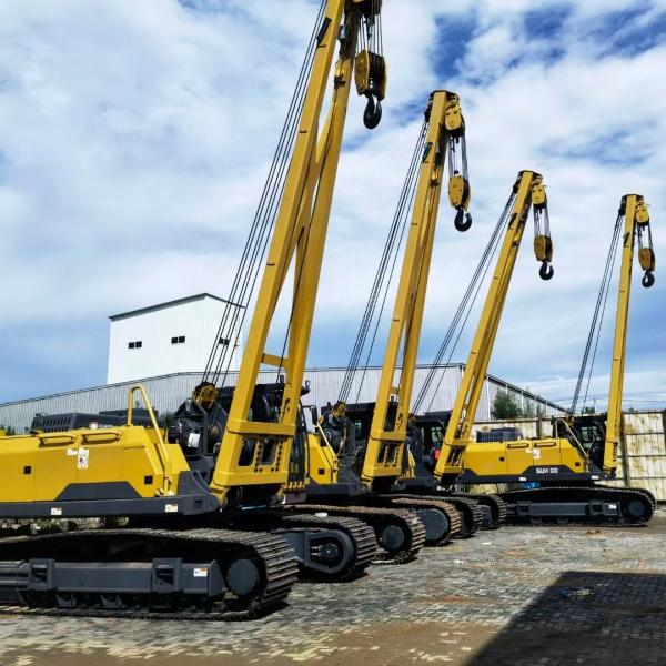 Heavy Belt Moving Pipeline Laying Equipment For Construction Works