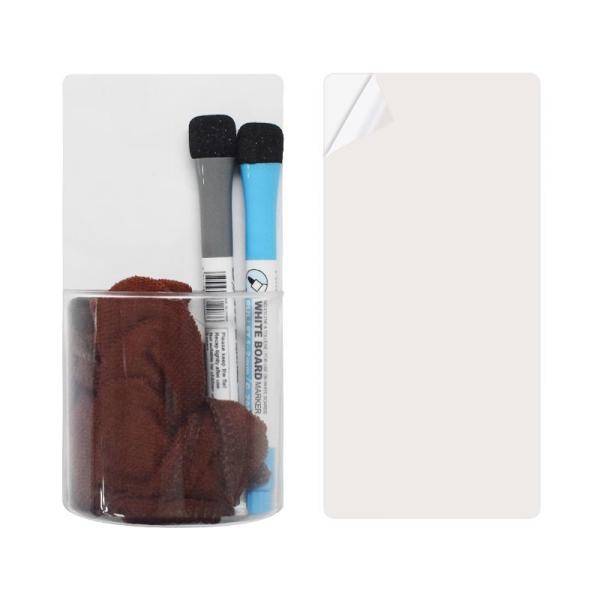 Reusable Whiteboard Pen Magnetic Holder Plastic Pen Holder With Self Adhesive Pad