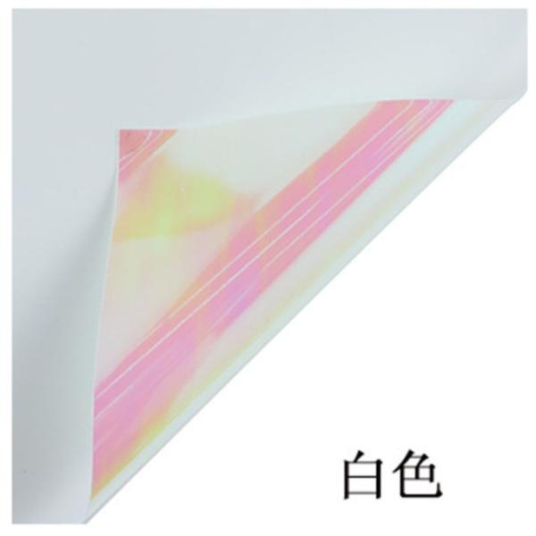 Fashionable Plastic Seven-Color Color-Changing Flower Wrapping Paper Perfect for Rose Bouquet Packaging in Flower Shops