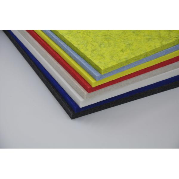 Sound Absorbing DIY PET Acoustic Wall Panel Sound Proofing Polyester Fiber For Cinema Office