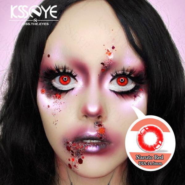 KSSEYE Halloween Cosplay Crazy Color Contact Lenses 8.6mm