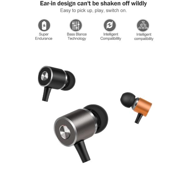 Magnetic Attraction Wireless Stereo Earphone 55cm Bluetooth Necklace Earbuds