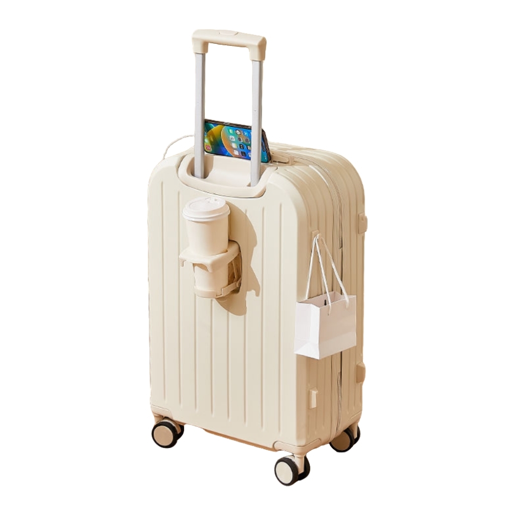 High Quality Travel Trolley 4 Wheels ABS Luggage Trolley Suitcases  Sets for Long-distance Travel