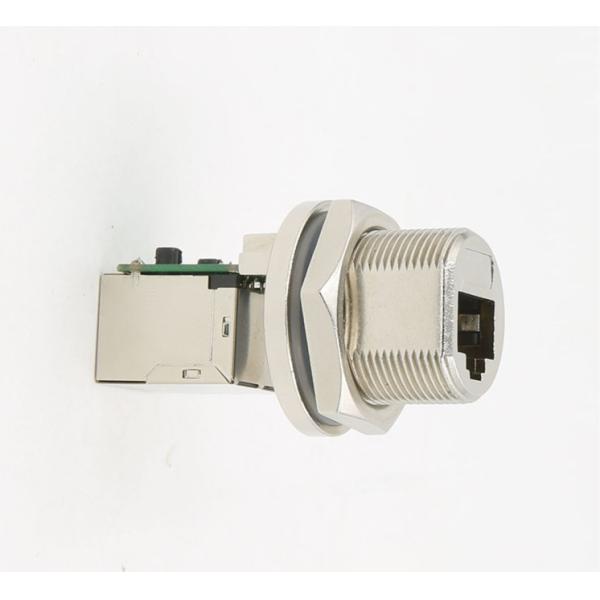 Waterproof, RJ45 connector, metal housing, IP67， RJ45 Modular Jack ,  HULYN