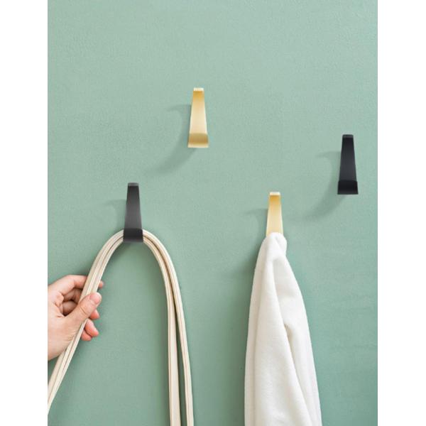 Металлический крюк для гостиной, ванной, алюминиевый крюк для одного крюка