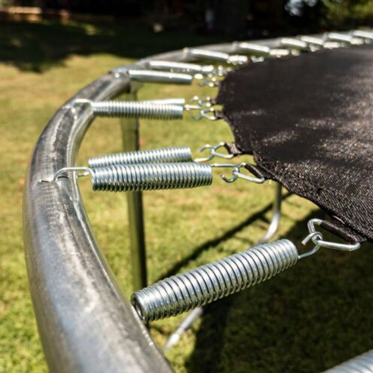 Outdoor Garden Kids Children Fitness Jumping Bed Round Trampoline With Basketball Goal Safety Net