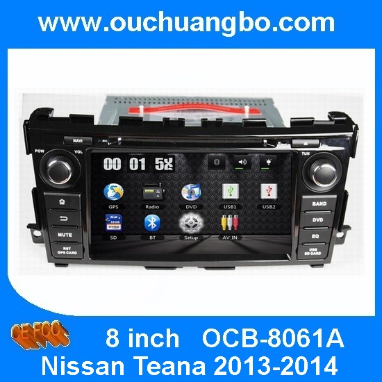 Ouchuangbo Car Audio GPS DVD Player Nissan Teana 2013-2014 Auto Multimedia Radio System OCB-8061A