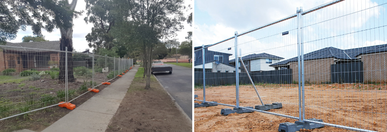 Galvanized Removable Mobile Temporary Security Fence For Construction Events 6*9ft