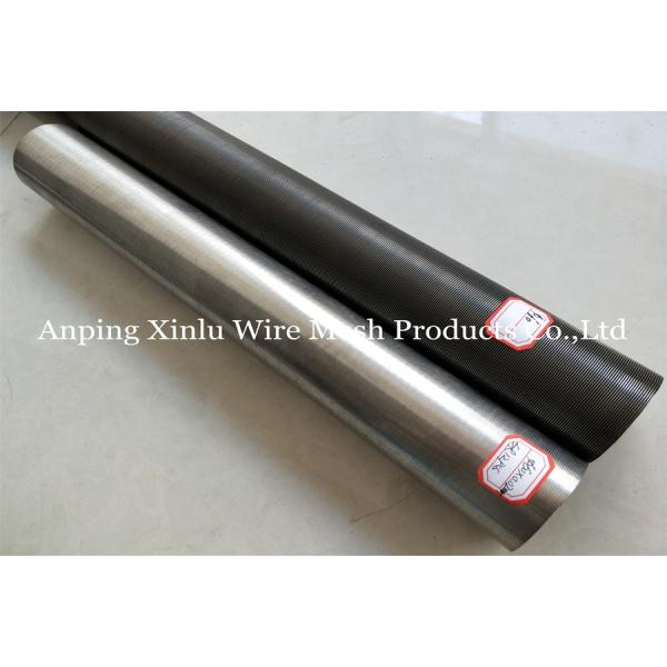 Duplex Steel 2507 Johnson Wedge Wire Continuous Slotted Filter Screen Element