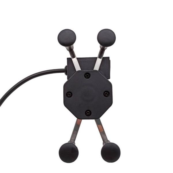 OEM Motorcycle Cell Phone Bracket , RoHS 0.5KG Bike Handle Mobile Stand