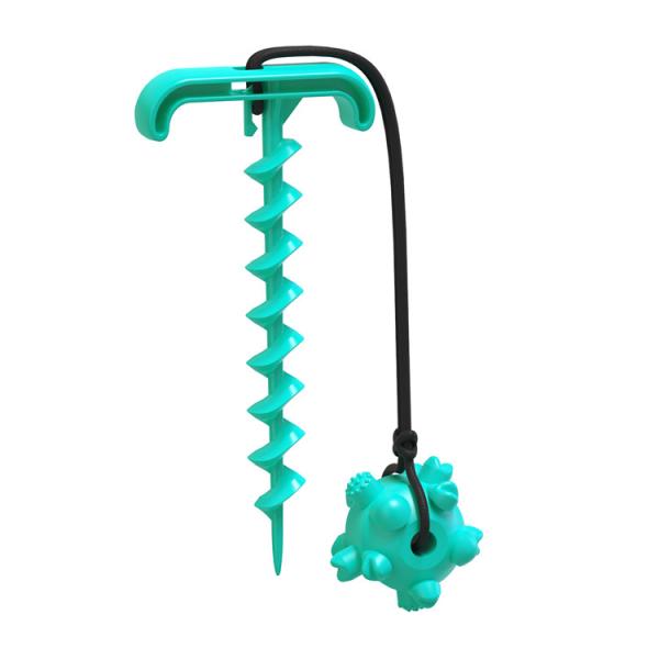 ABS Cleaning Teeth Cute Pet Toys Durable Three Piece Set With Rope