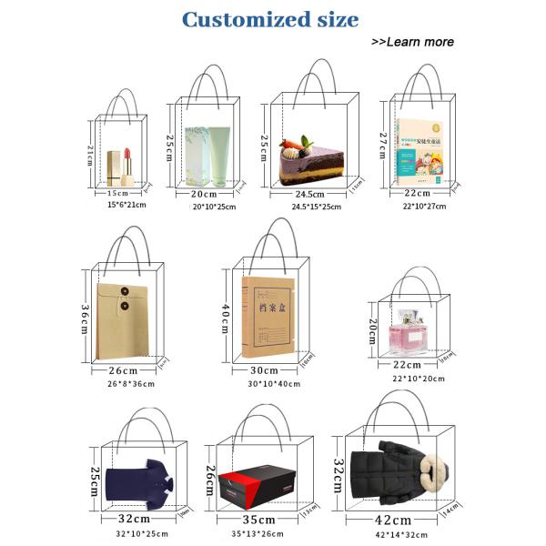 Christmas Paper Gift Bag with Your Own Logo Made of Ivory Board and Customized Design
