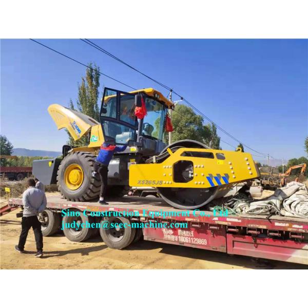 Ролик дороги СС265ДЖС сверхмощного барабанчика строительного оборудования одиночного Вибраторы 26 тонн