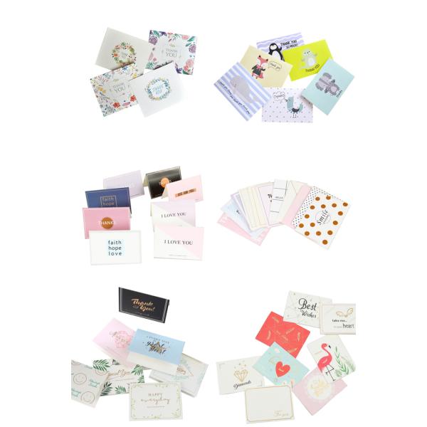 Foldable Paper Greeting Card For Wedding / Birthday / Gift / Thank You Use