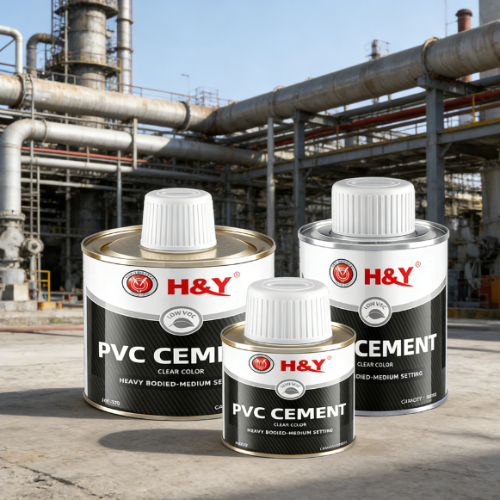 High Strength PVC Cement Solvent Adhesive for Hot Water and Rainwater Pipes Fast Drying Strong Bonding 500g Net Weight Factory Direct Wholesale Price