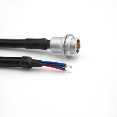 Vacuum Tight 0B 4 Pin Circular Connector Back Panel Mount Socket IP50 ISO9001