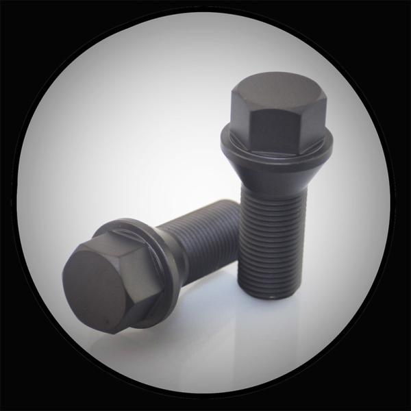 Black Titanium Wheel Bolts 10.9 For BMW F Chassis G Chassis & Mini Titanium Lug Bolt