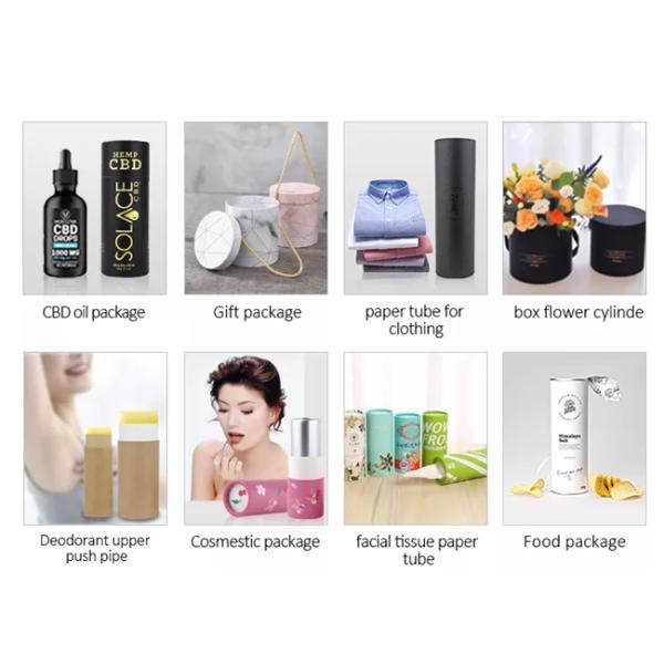 157gsm Paper Tea Coffee Tube Packaging Cardboard Cosmetic Tube
