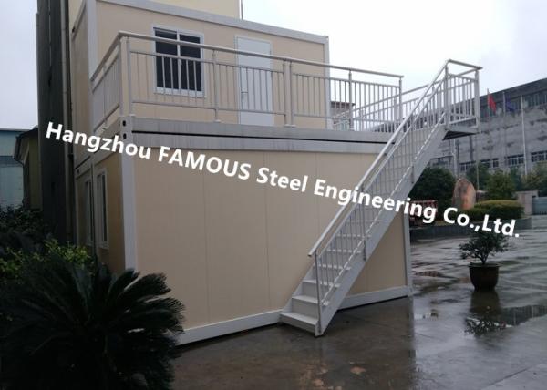 Multi Floor Prefab Container House , Flat Pack Homes For Outdoor Leisure And Tourism