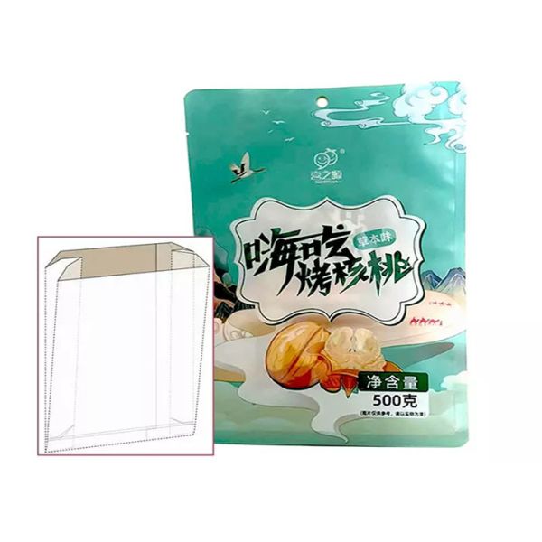 Plastic Food Packaging Foil Ziplock Bags , 8 Sides Seal Stand Up Ziplock Bag For Meat