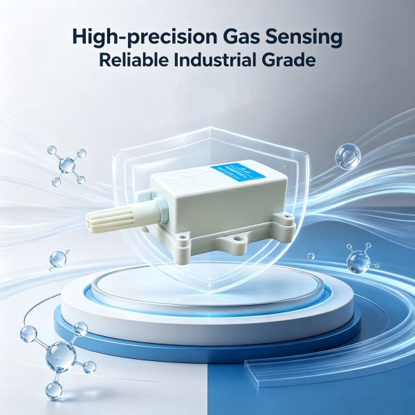 Durable RS485 HCN Cyanide Gas Sensor with Temperature & Humidity Monitoring for Industrial Continuous Operation