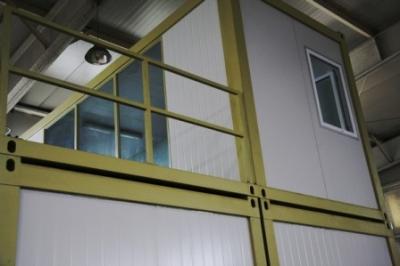 Recipiente dobrável para as exposições – modulares, Sturcture de aço móvel, galvanizado