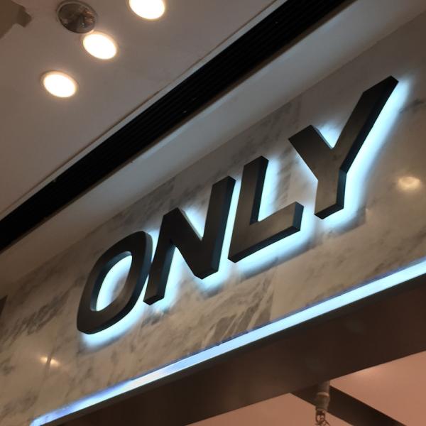 Outdoor Engraving 3D Backlit Signage / Custom 3D Metal Signs 2500K