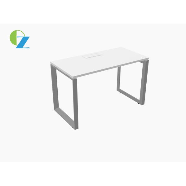 Одно место стола рабочего места офиса MDF материальное настольное с коробкой провода металла